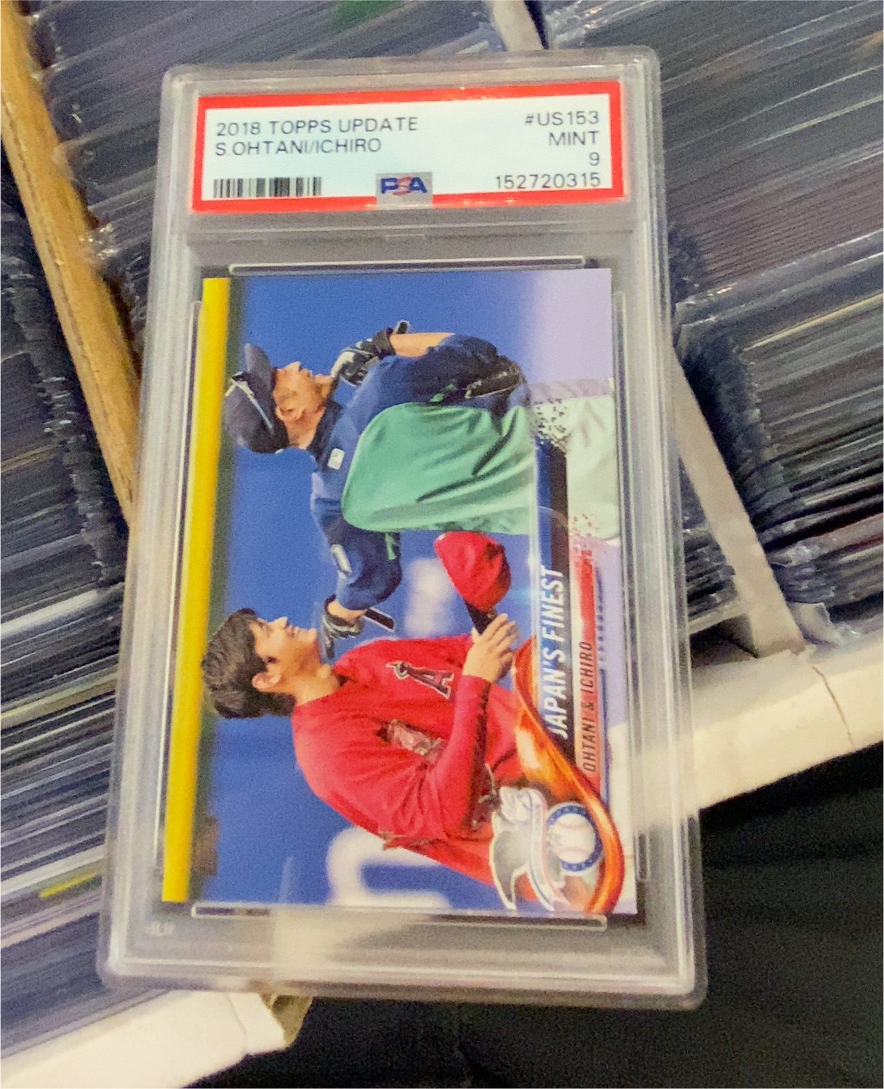 2018 Topps Update #US153 Shohei Ohtani/Ichiro Suzuki — front