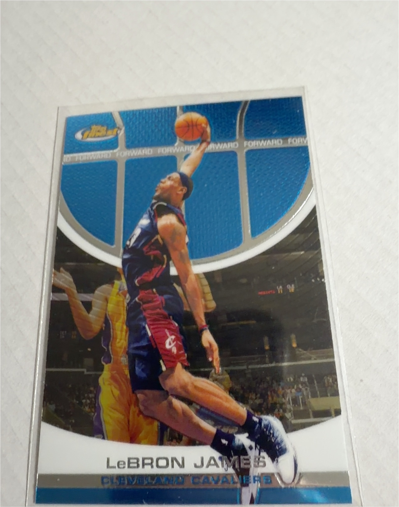 2005 Finest #85 LeBron James — front