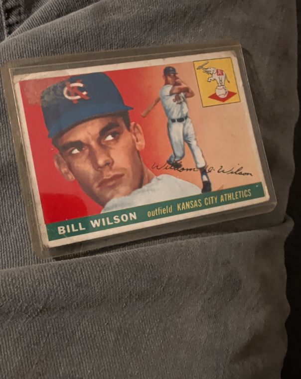 1955 Topps #86 Bill Wilson — front