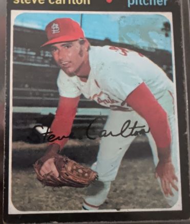 1971 Topps #55 Steve Carlton — front