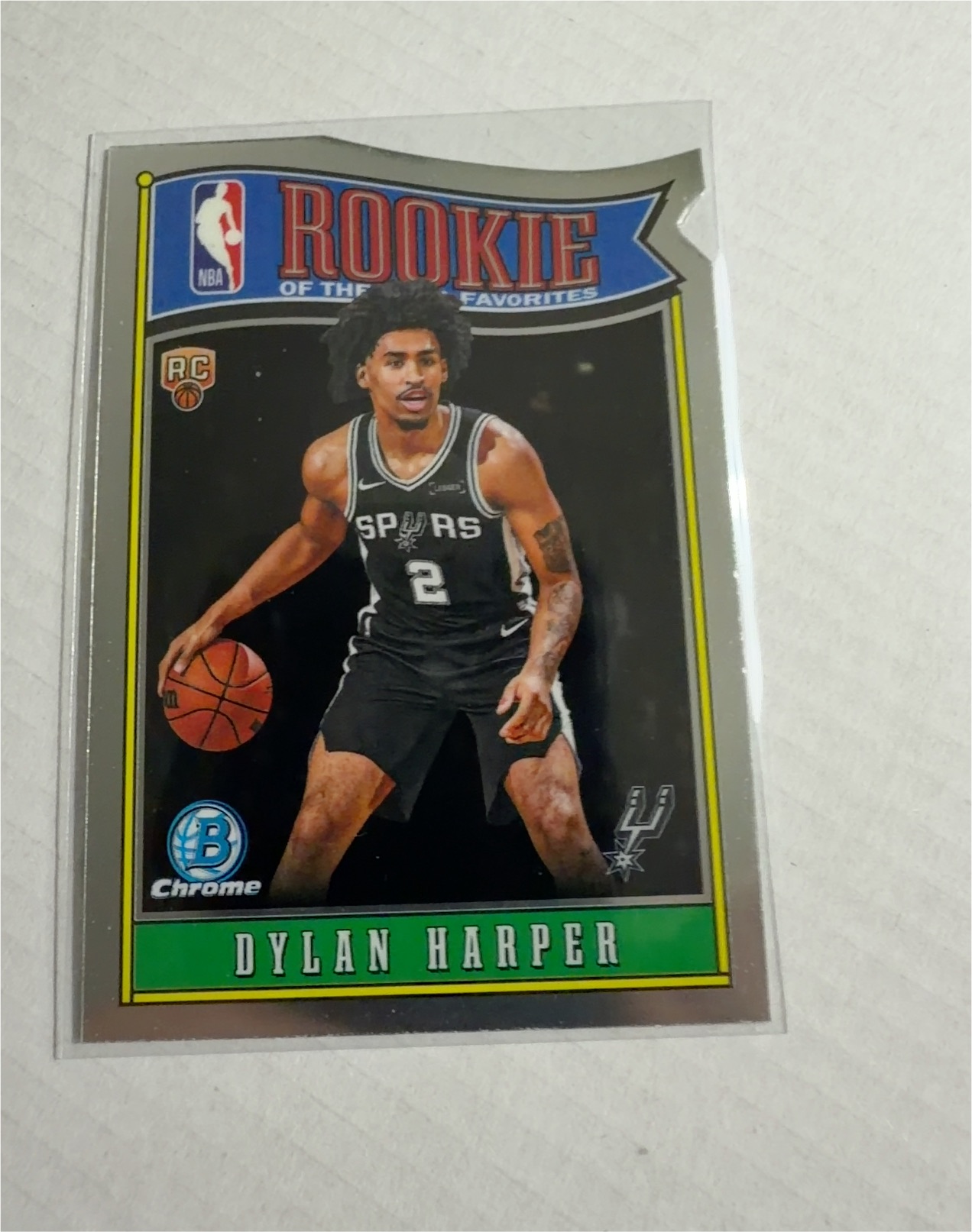 2025 Bowman ROY Favorites #RY-2 Dylan Harper — front