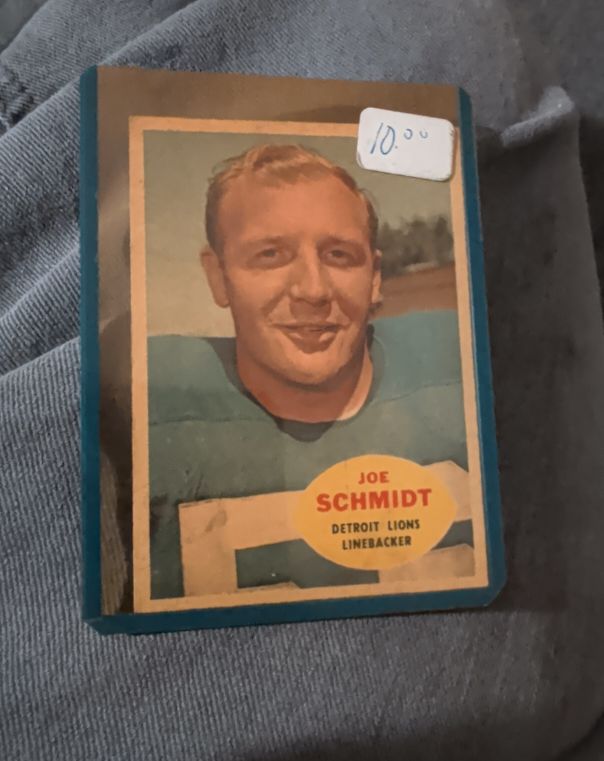 1960 Topps #46 Joe Schmidt — front