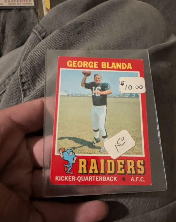 1971 Topps #39 George Blanda — front
