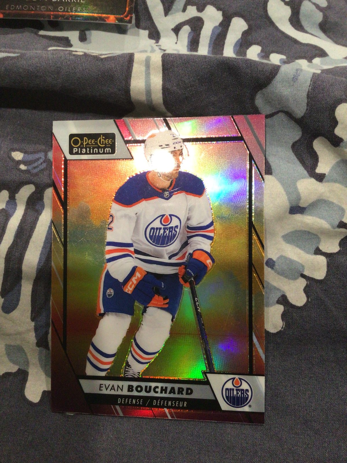 2023 O-Pee-Chee Platinum #79 Evan Bouchard — front