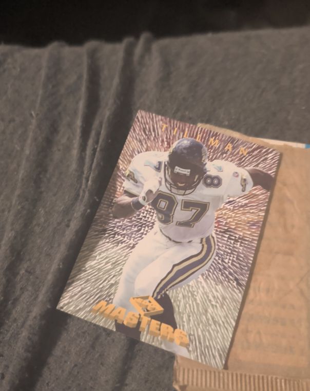 1995 Fleer Metal #104 Cris Carter — front