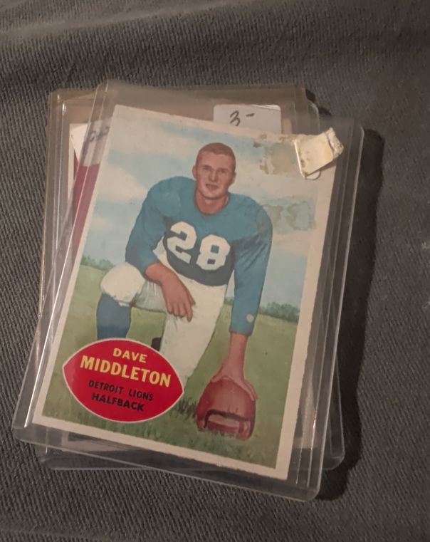 1960 Topps #43 Dave Middleton — front