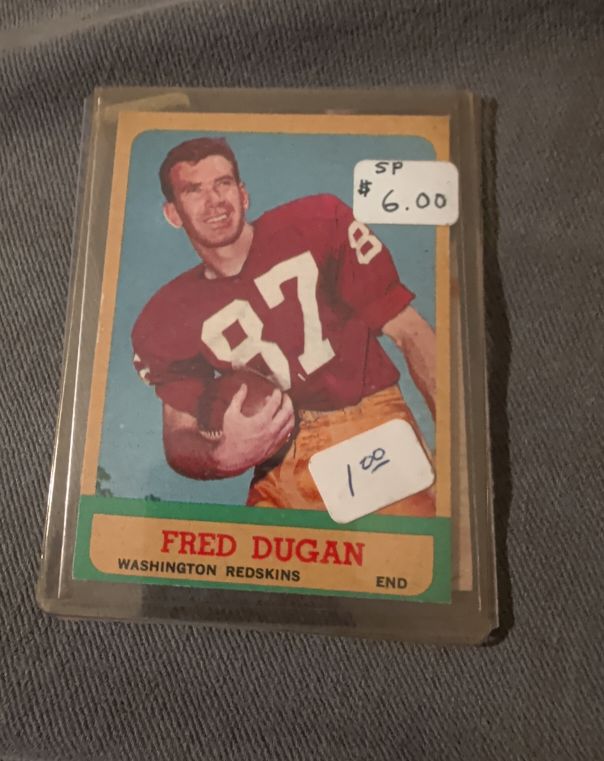 1963 Topps #161 Fred Dugan — front