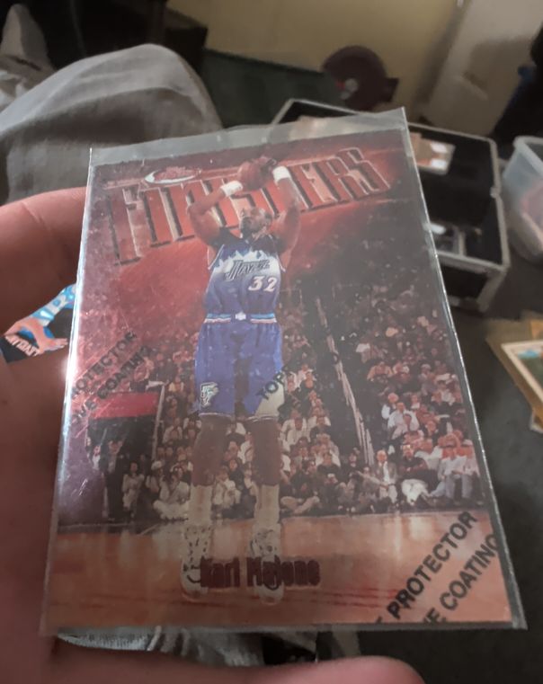 1997 Finest #90 Karl Malone — front