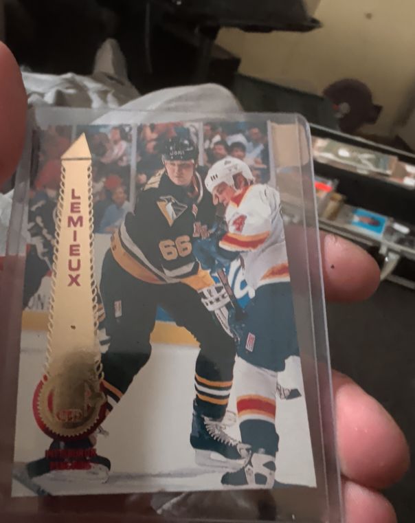 1994 Pinnacle #170 Mario Lemieux — front