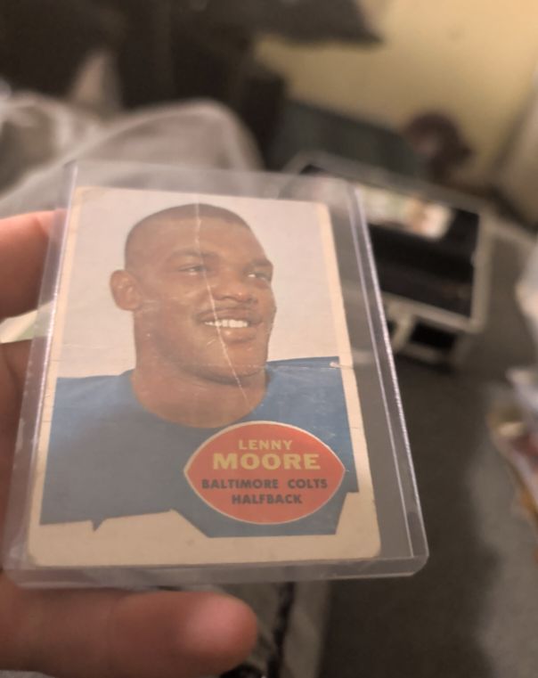 1960 Topps #3 Lenny Moore — front