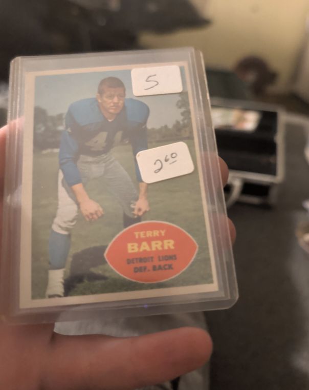 1960 Topps #47 Terry Barr — front