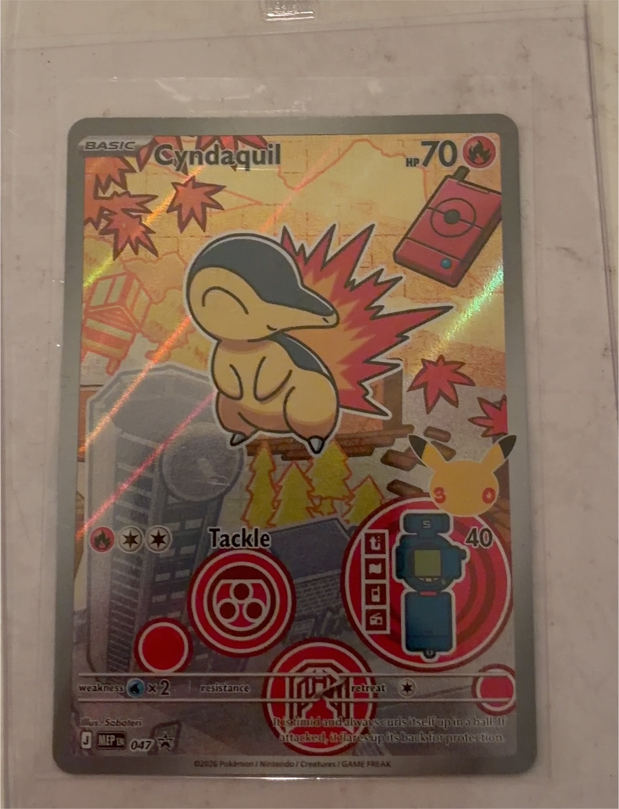 Pokemon Promo #47 Cyndaquil — front