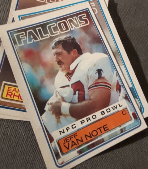 1983 Topps #27 Jeff Van Note — front