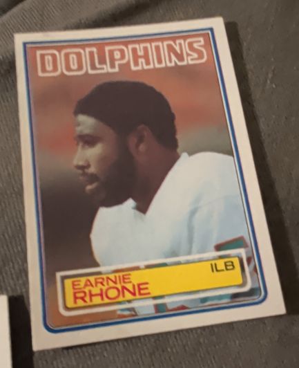 1983 Topps #319 Earnie Rhone — front