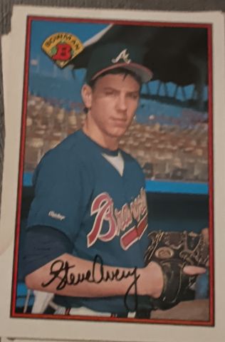 1989 Bowman #268 Steve Avery — front