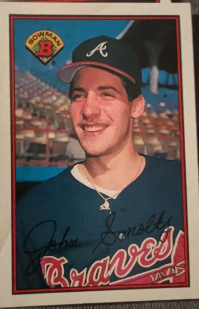 1989 Bowman #266 John Smoltz — front