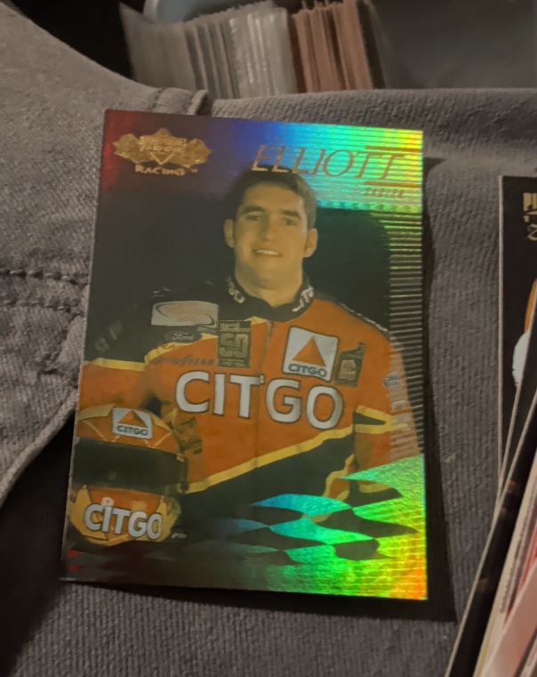 1995 Upper Deck Black Gold #1 Bill Elliott — front