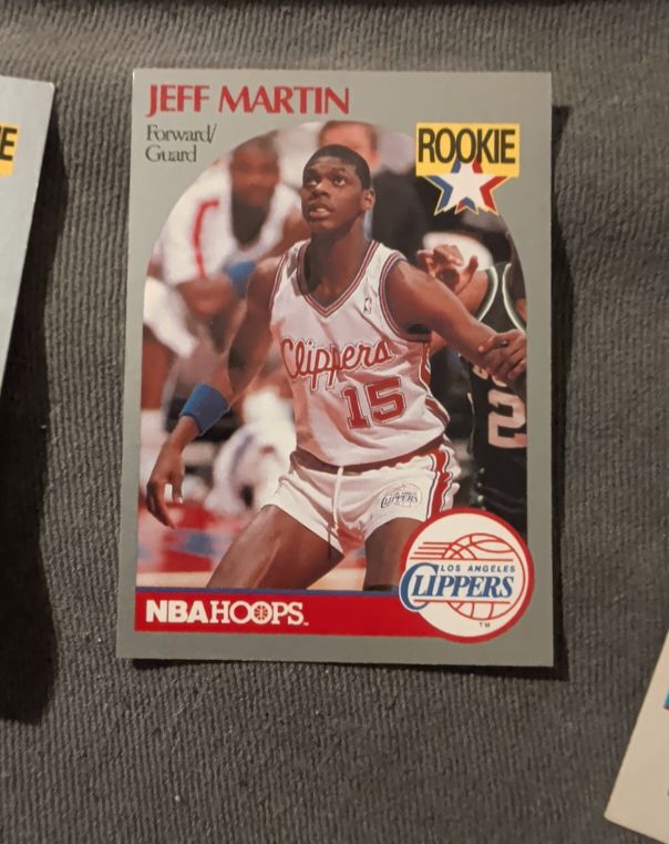 1990 Hoops #148 Jeff Martin — front