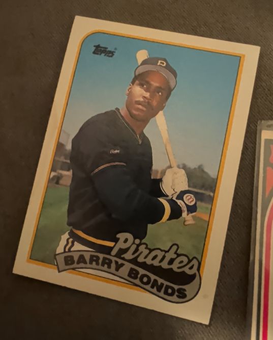 1989 Topps Tiffany #620 Barry Bonds — front