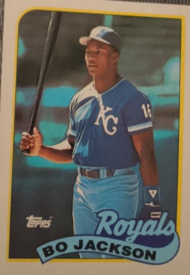 1989 Topps #540 Bo Jackson — front