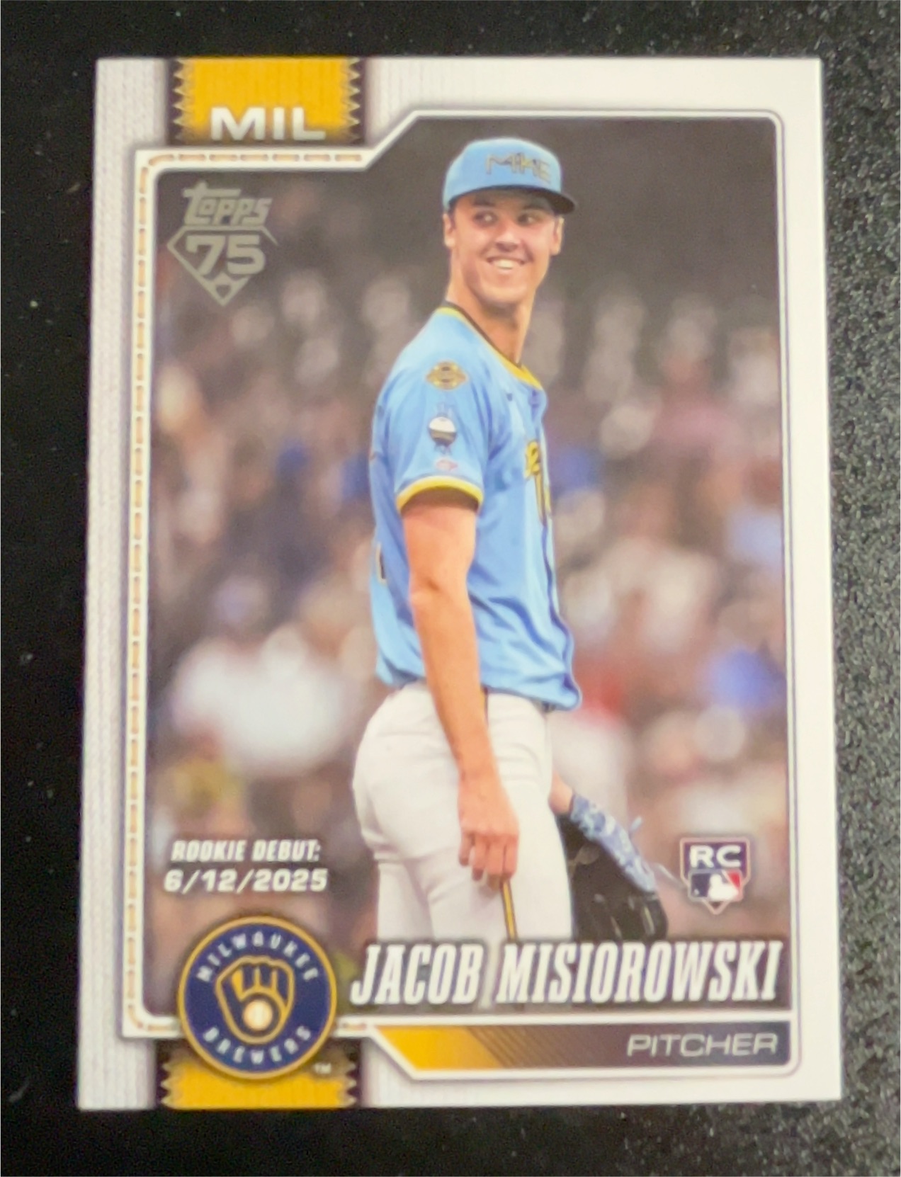 2026 Topps Update #US136 Jacob Misiorowski — front