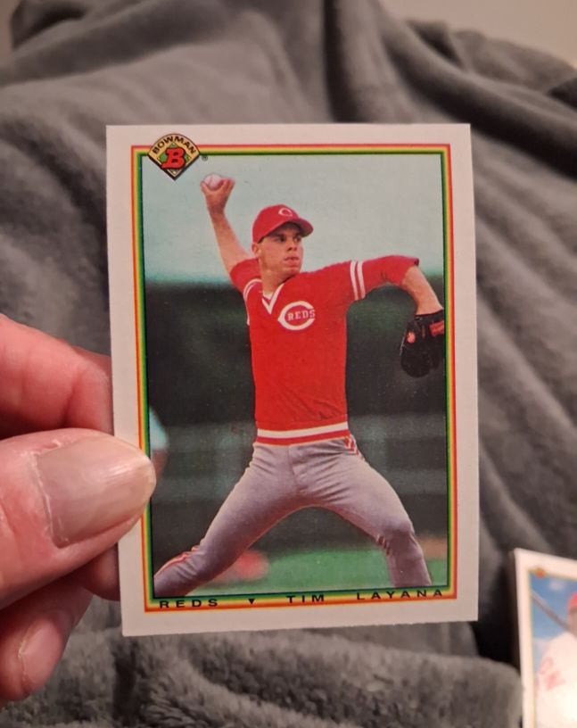 1990 Bowman Tiffany #41 Tim Layana — front