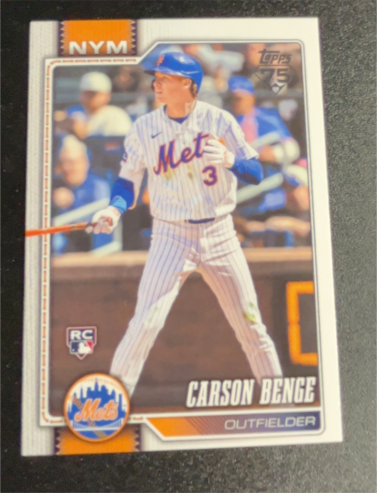 2026 Topps Update #US3 Carson Benge — front