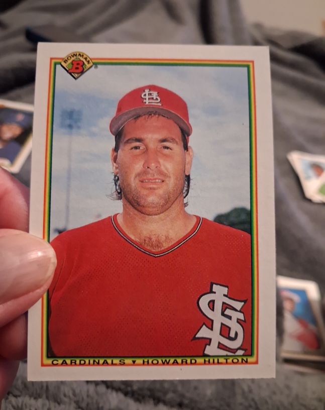 1990 Bowman #189 Howard Hilton — front