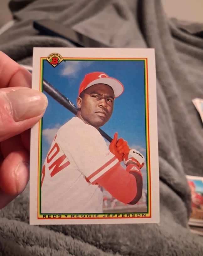 1990 Bowman #51 Reggie Jefferson — front