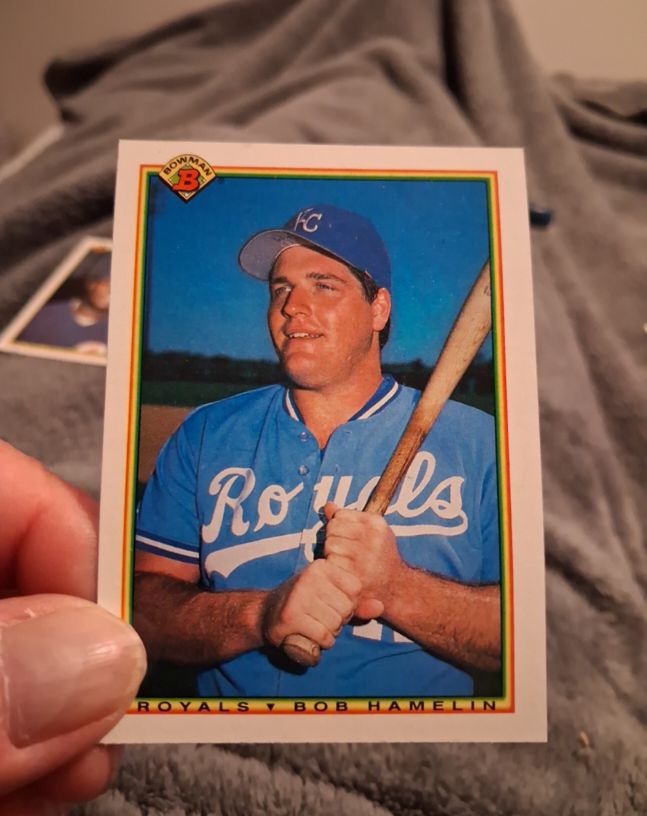 1990 Bowman #379 Bob Hamelin — front