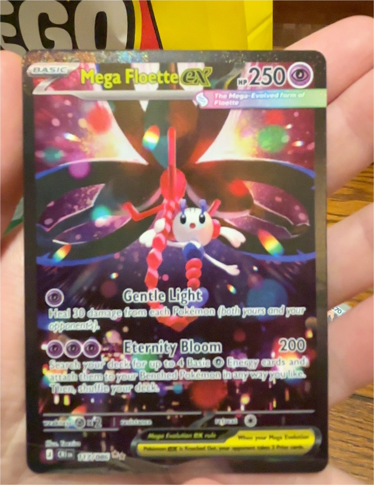 Pokemon Chaos Rising #117 Mega Floette ex — front