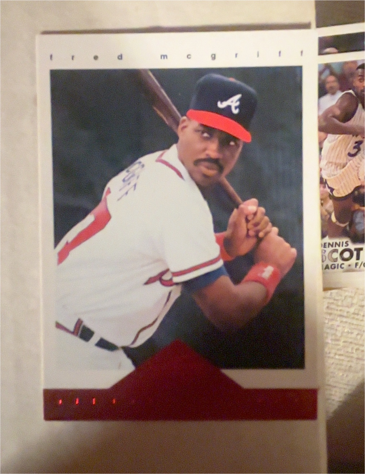 1997 Score #172 Fred McGriff — front