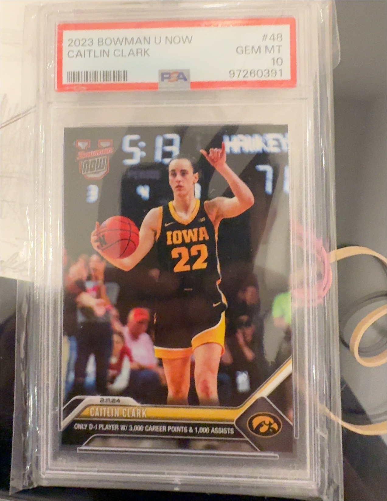 2023 Bowman U Now #48 Caitlin Clark — front