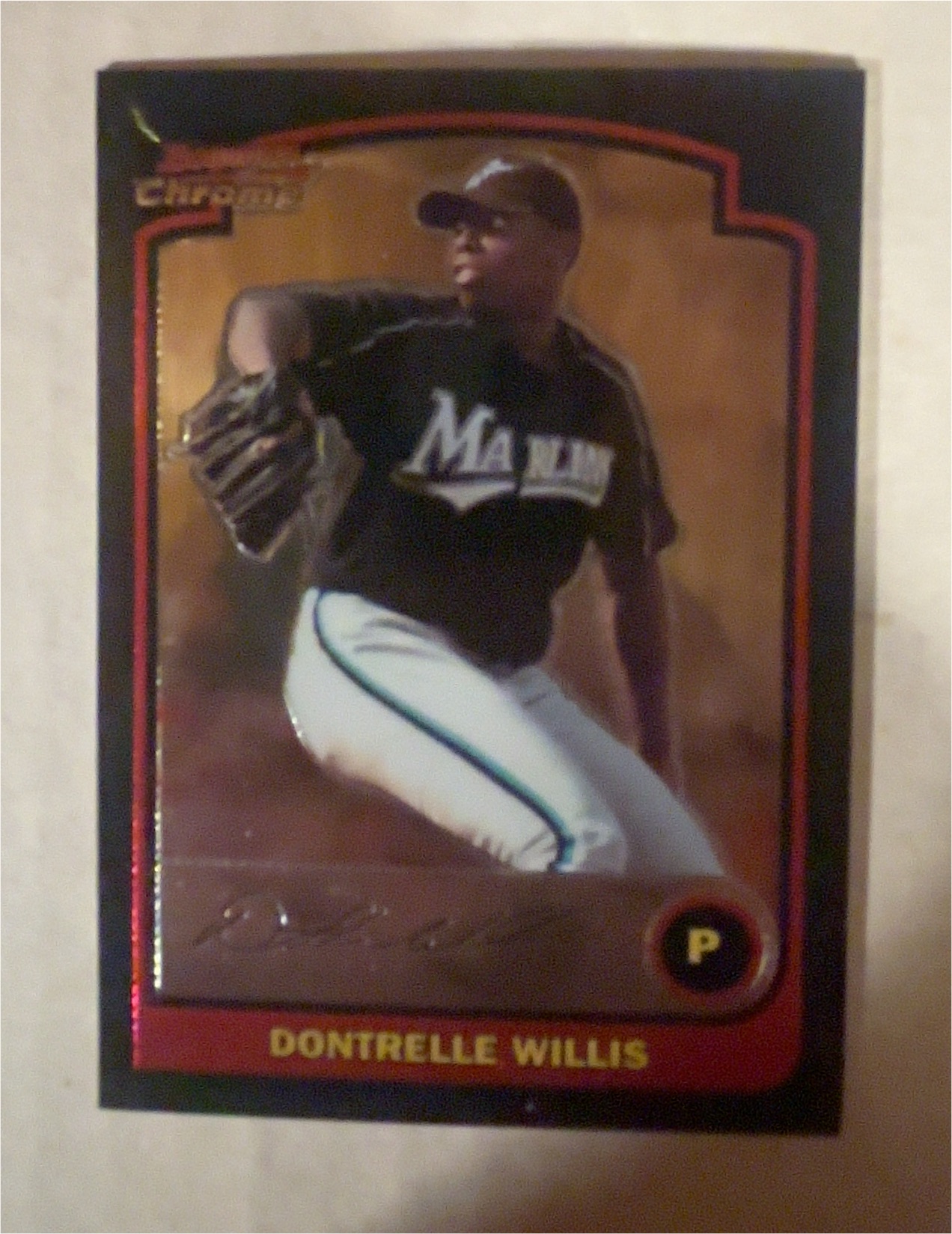 2003 Bowman Chrome Draft Picks #BDP1 Dontrelle Willis — front