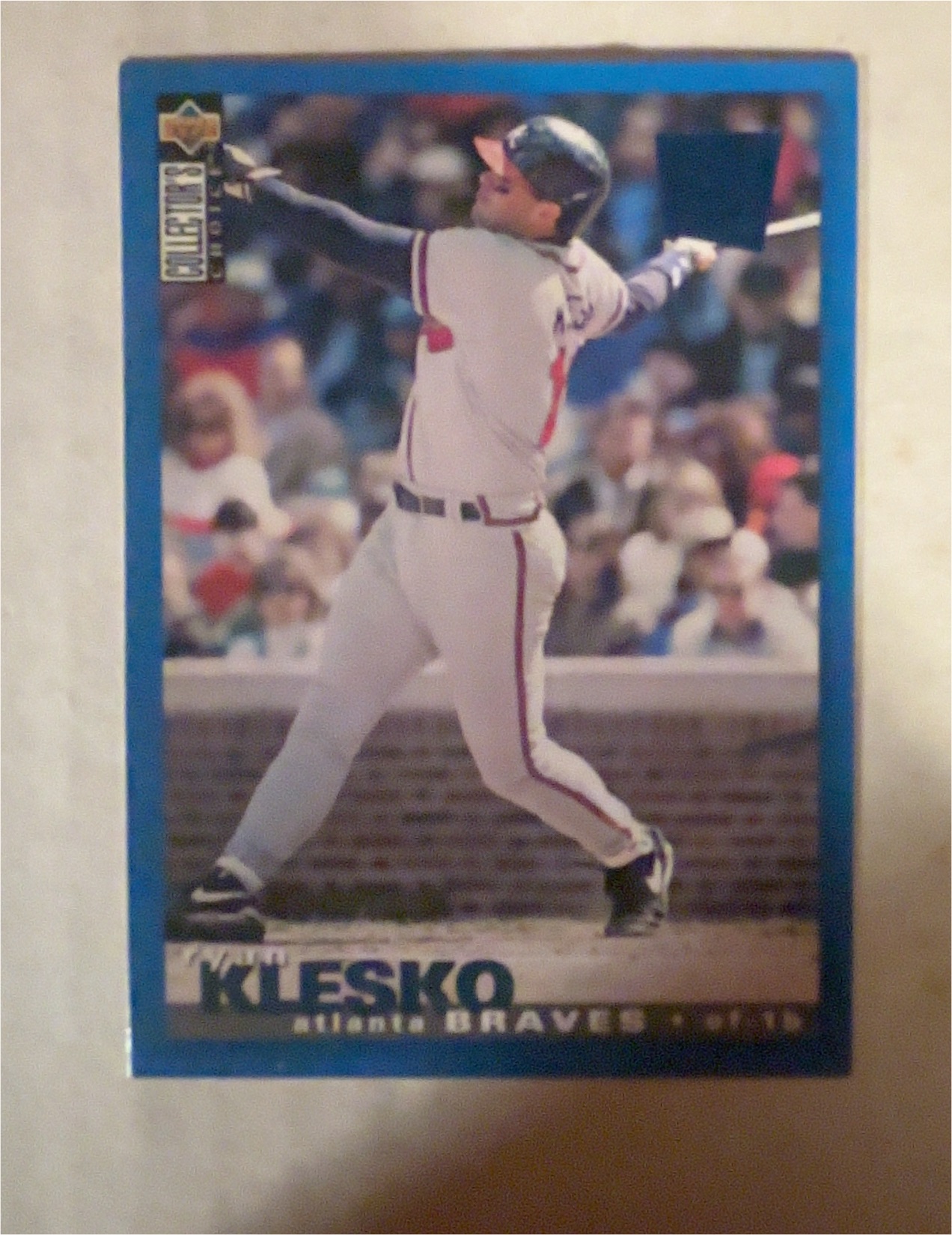 1995 Collector's Choice Se #62 Ryan Klesko — front