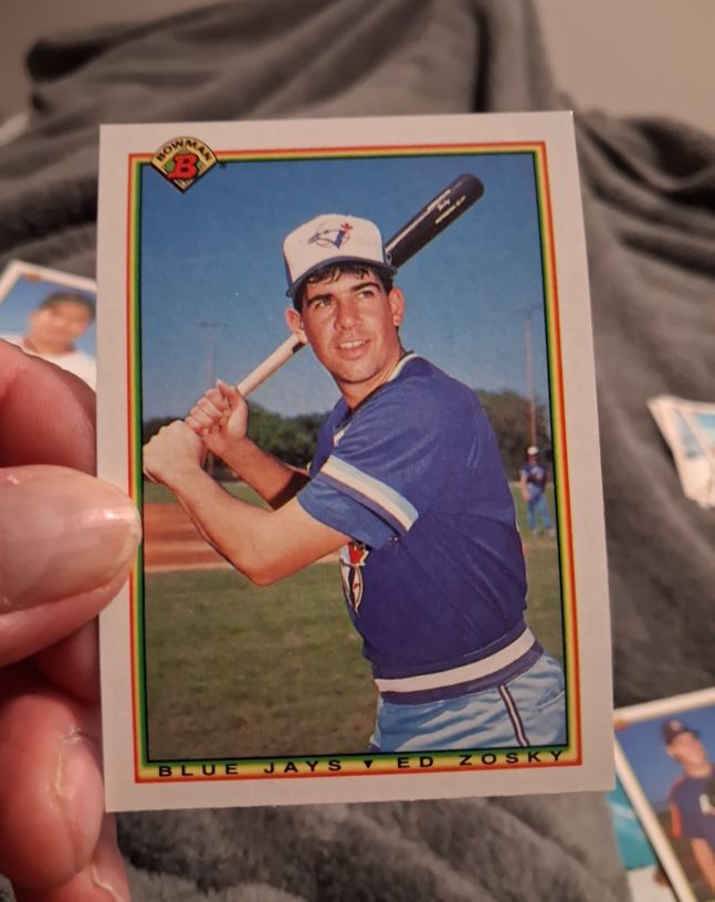 1990 Bowman Tiffany #523 Ed Zosky — front