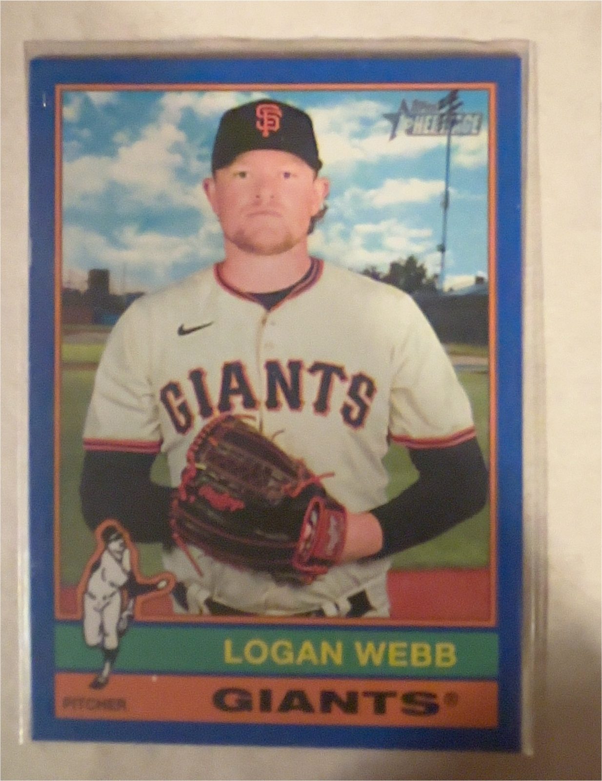 2025 Topps Heritage #423 Logan Webb — front