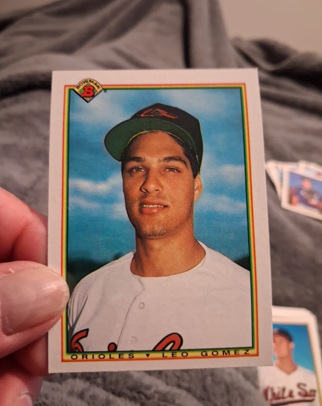 1990 Bowman #262 Leo Gomez — front