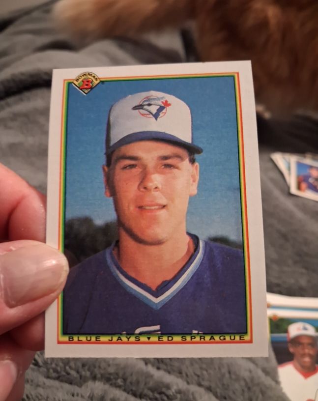 1990 Bowman #511 Ed Sprague — front