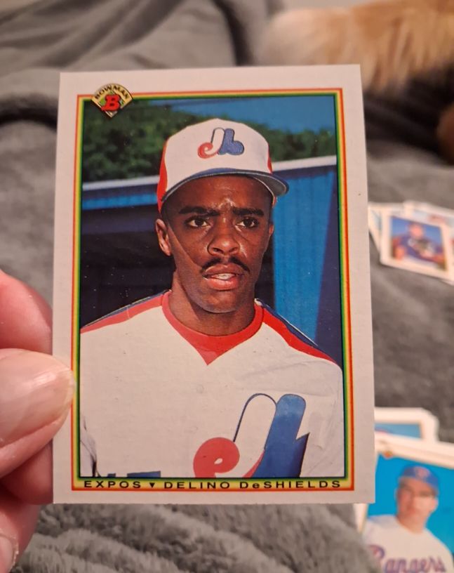1990 Bowman #119 Delino DeShields — front
