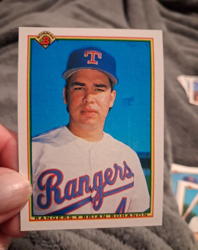 1990 Bowman #489 Brian Bohanon — front