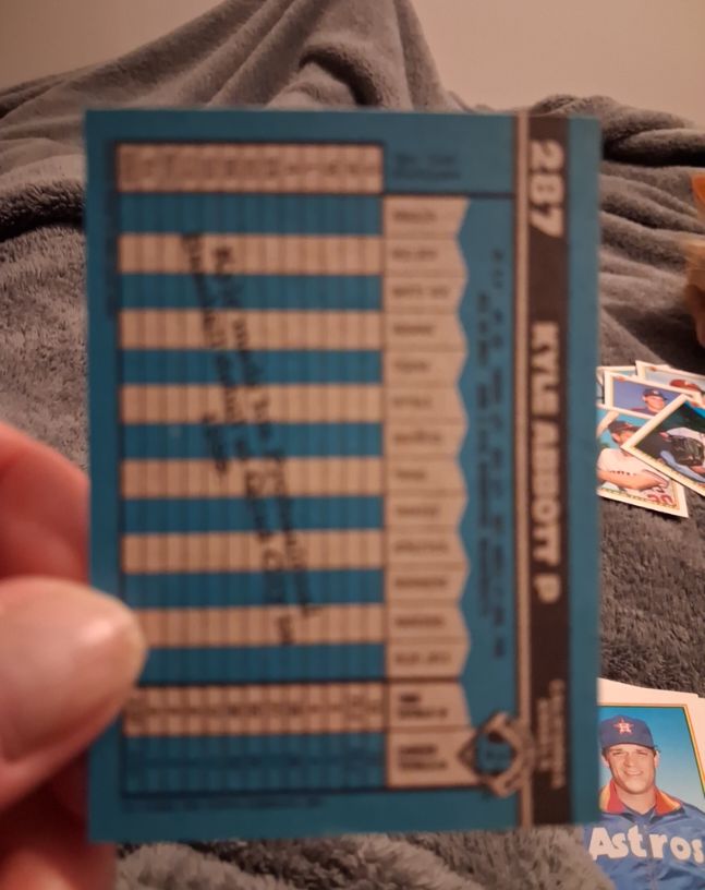 1990 Donruss #287 Kyle Abbott — front