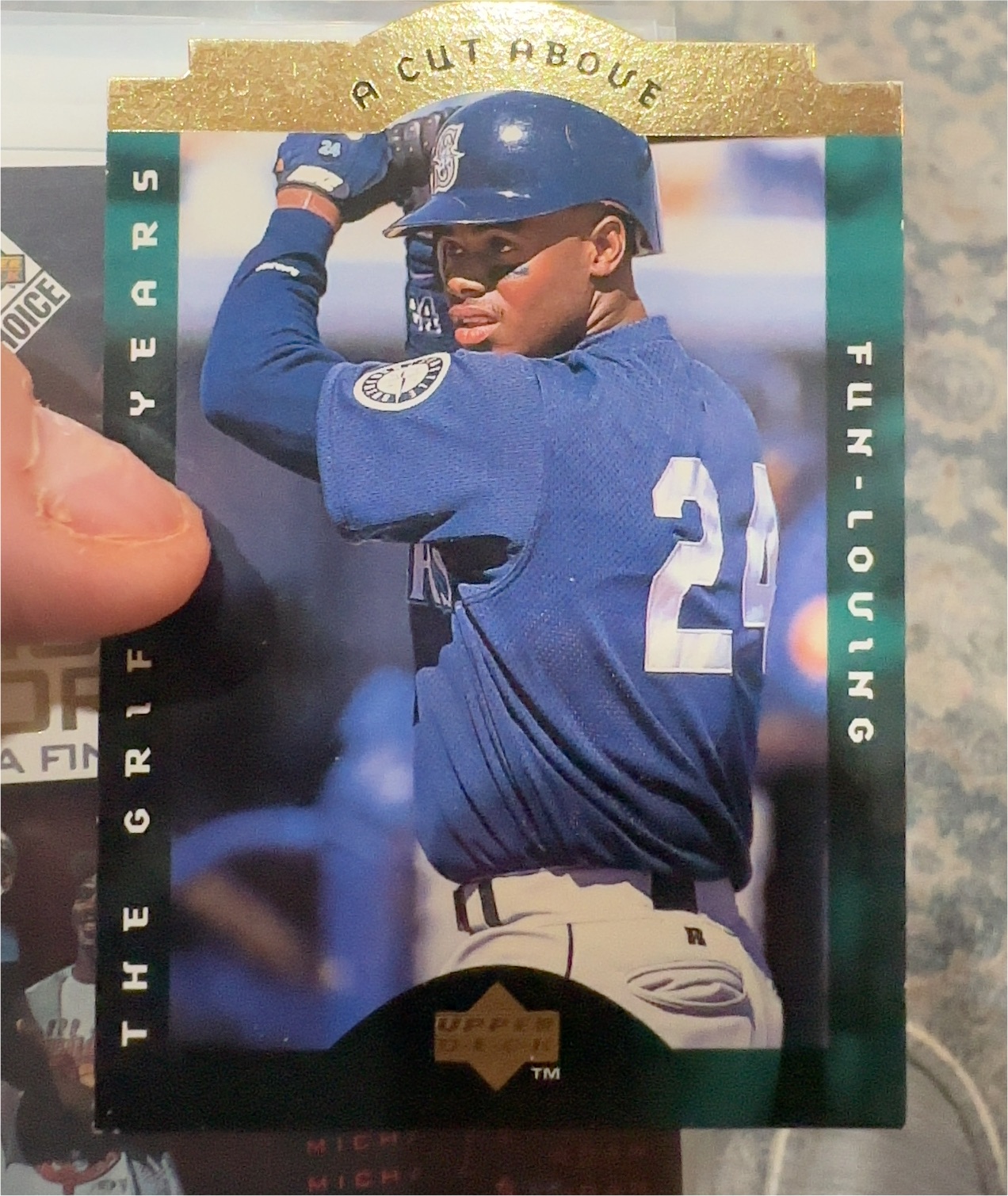 1996 Collector's Choice A Cut Above #CA3 Ken Griffey Jr — front