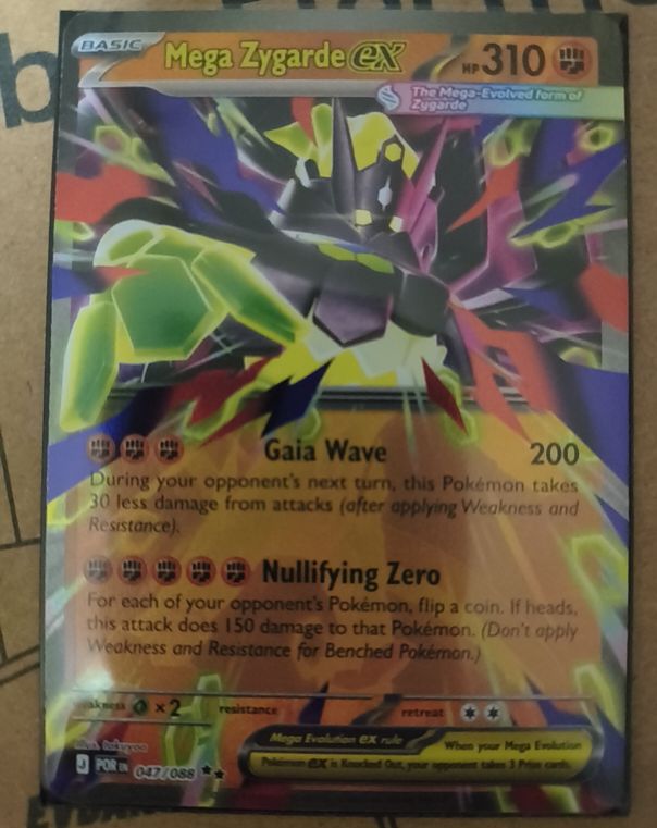 Pokemon Perfect Order #47 Mega Zygarde ex — front
