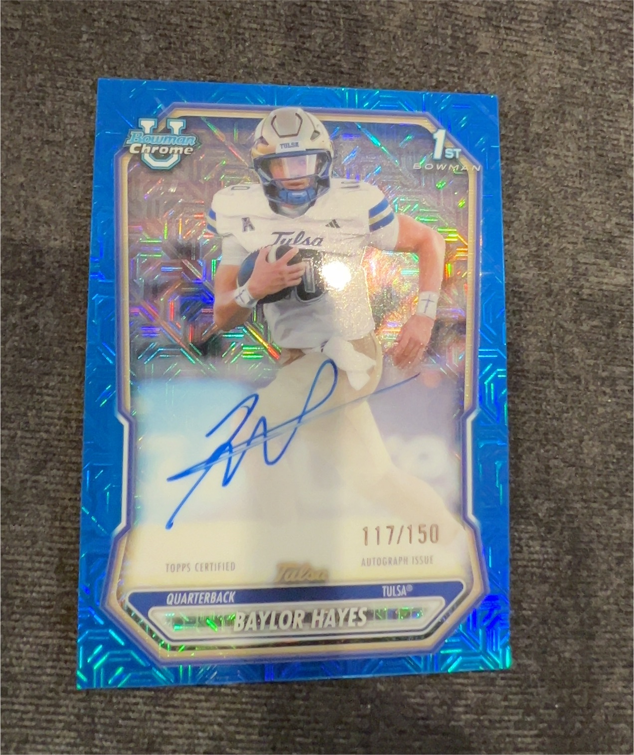 2026 Bowman Chrome Prospect Autograph #BCPA-BH Baylor Hayes — front