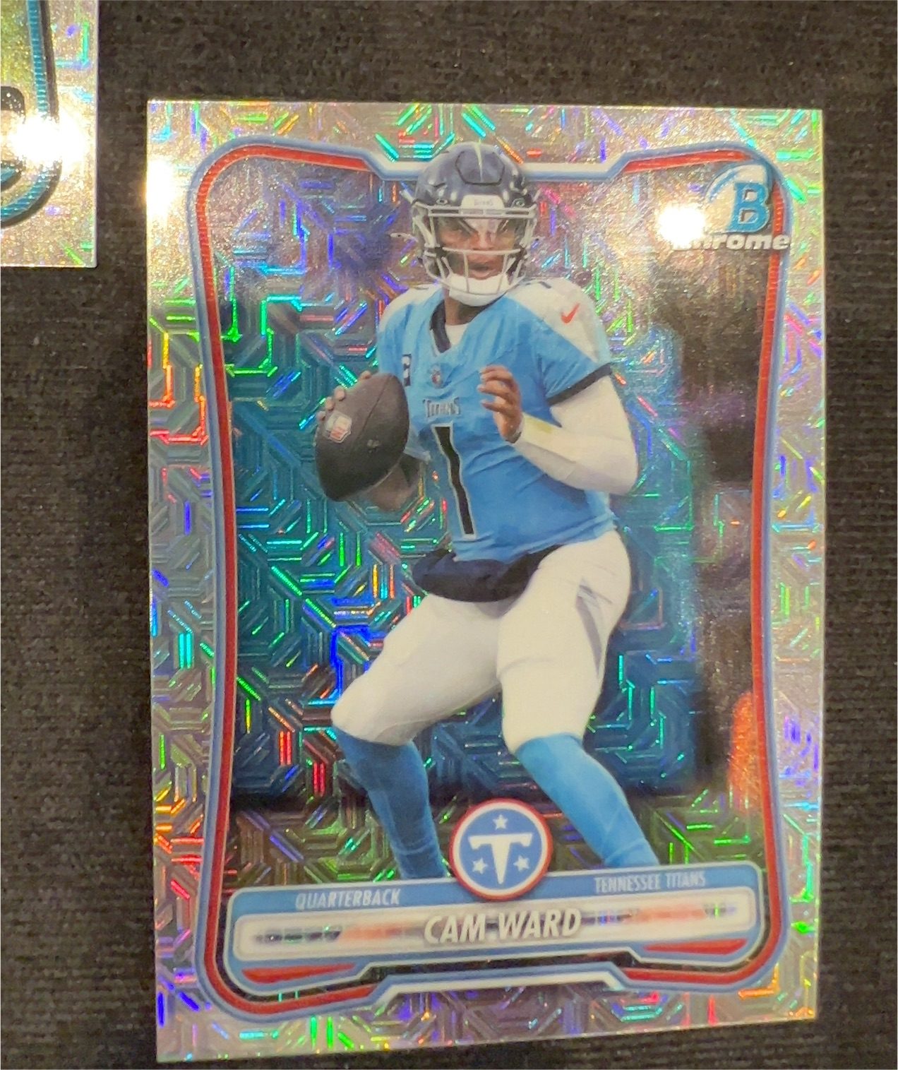 2026 Bowman Chrome NFL #BCV-95 Cam Ward — front