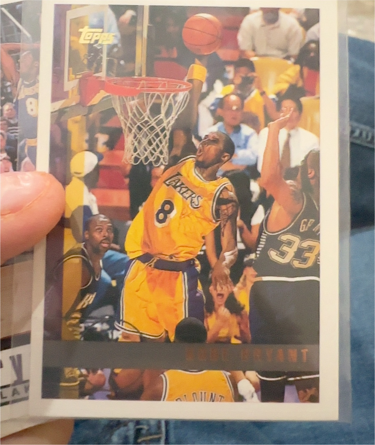 1997 Topps #171 Kobe Bryant — front