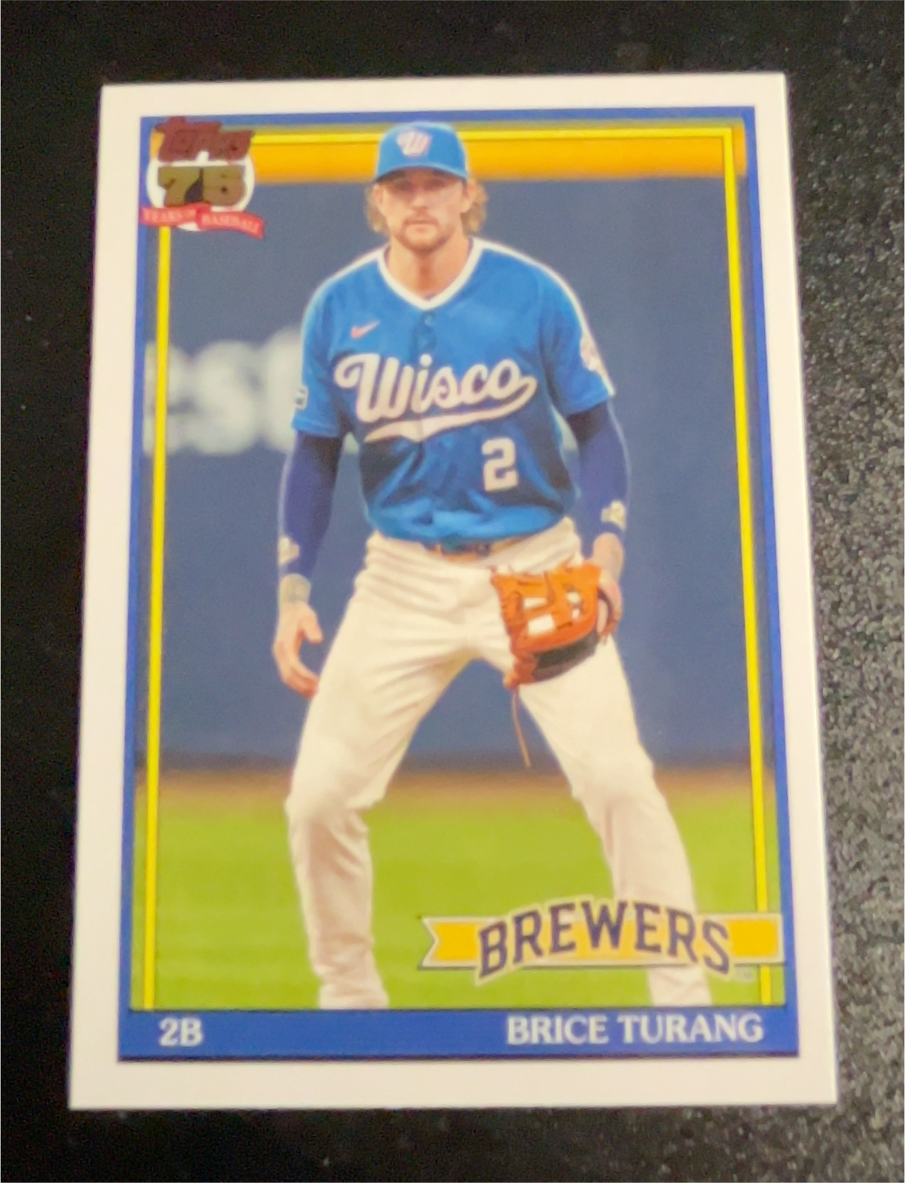 2026 Topps Update 1991 #U91-43 Brice Turang — front