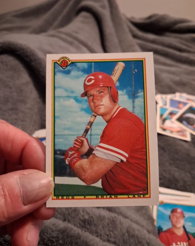 1990 Bowman #48 Brian Lane — front