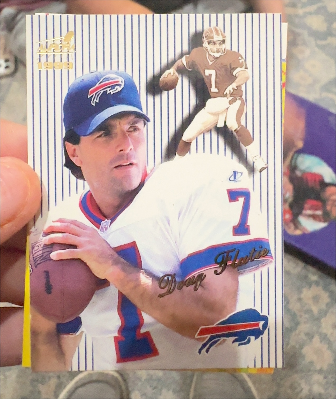 1999 Pacific Aurora #16 Doug Flutie — front